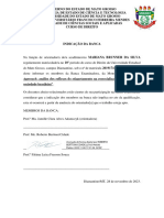 Indicação Da Banca Examinadora - Mariana Brunner