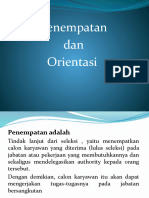 Powerpoint Penempatan Dan Orientasi