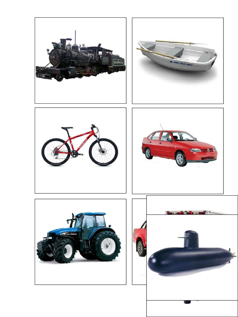 Medios de Transporte para Imprimir | PDF