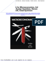 Test Bank For Microeconomics 3rd Edition Austan Goolsbee Steven Levitt Chad Syverson Is