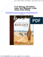 Test Bank For Biology 5th Edition Robert Brooker Eric Widmaier Linda Graham Peter Stiling