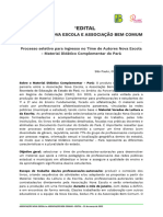 MDC PA Edital Processo Seletivo - Material Didático Complementar PARÁ