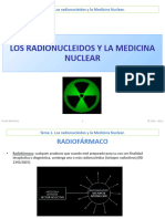 Tema 1. Los Radionucleidos y La Medicina Nuclear
