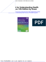 Test Bank For Understanding Health Insurance 13th Edition by Green