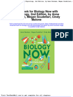Test Bank For Biology Now With Physiology 2nd Edition by Anne Houtman Megan Scudellari Cindy Malone