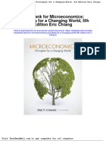 Test Bank For Microeconomics Principles For A Changing World 5th Edition Eric Chiang 2