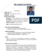 CV Daniel Huanilo Solorzano - 1
