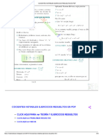 Cocientes Notables Ejercicios Resueltos en PDF