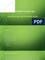 1 Introduction To MATLAB