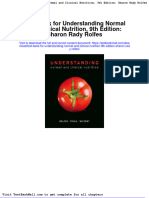 Test Bank For Understanding Normal and Clinical Nutrition 9th Edition Sharon Rady Rolfes