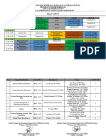 Jadwal Kuliah Semester III Perkuliahan 2324