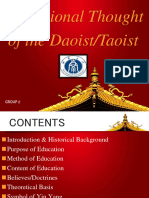Educational Thought of The Daoist/Taoist: Group 2