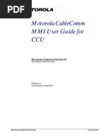 Motorola Cablecomm MMI UserGuide