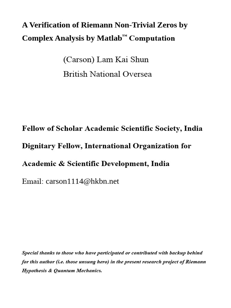 Complex Analysis Rh Ver02 Pdf Integral Complex Number