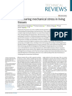 Meassuring Mechanical Stresses in Living Tissues