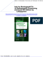 Test Bank For Bontragers Handbook of Radiographic Positioning and Techniques 9th Edition by Lampignano