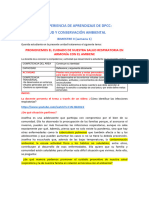 3ra Experiencia de Aprendizaje de DPCC: Salud Y Conservación Ambiental