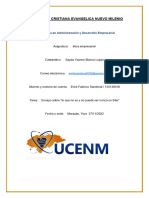 Universidad Cristiana Evangelica Nuevo Milenio: Licenciatura en Administración y Desarrollo Empresarial