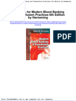 Test Bank For Modern Blood Banking and Transfusion Practices 6th Edition by Harmening