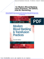 Test Bank For Modern Blood Banking and Transfusion Practices 7th Edition Denise M Harmening