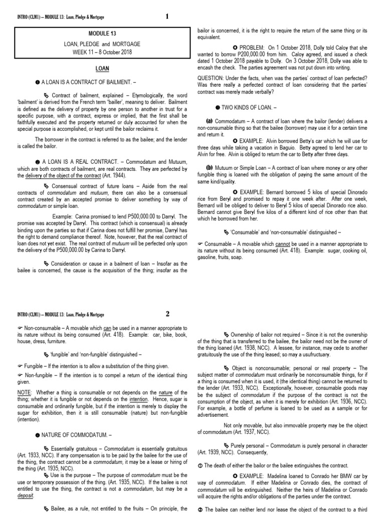 Loans and Torts | PDF | Mortgage Law | Foreclosure