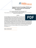 Technological Pedagogical Content Knowledge (TPACK) and