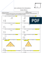 Coeficiente II Matematica 5°