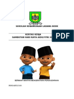 Contoh Kertas Kerja Sambutan Hari Raya Peringkat Sekolah