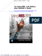 Test Bank For Using Mis 11th Edition Kroenke Randall J Boyle