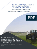 Guia Para La Formulacion de Proyectos de Riego y Drenaje