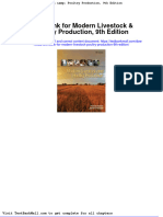 Test Bank For Modern Livestock Poultry Production 9th Edition