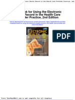 Test Bank For Using The Electronic Health Record in The Health Care Provider Practice 2nd Edition
