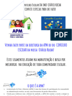 Convite Apm e Conselho Escolar