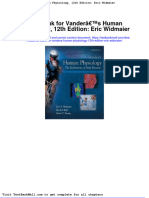 Test Bank For Vanders Human Physiology 12th Edition Eric Widmaier