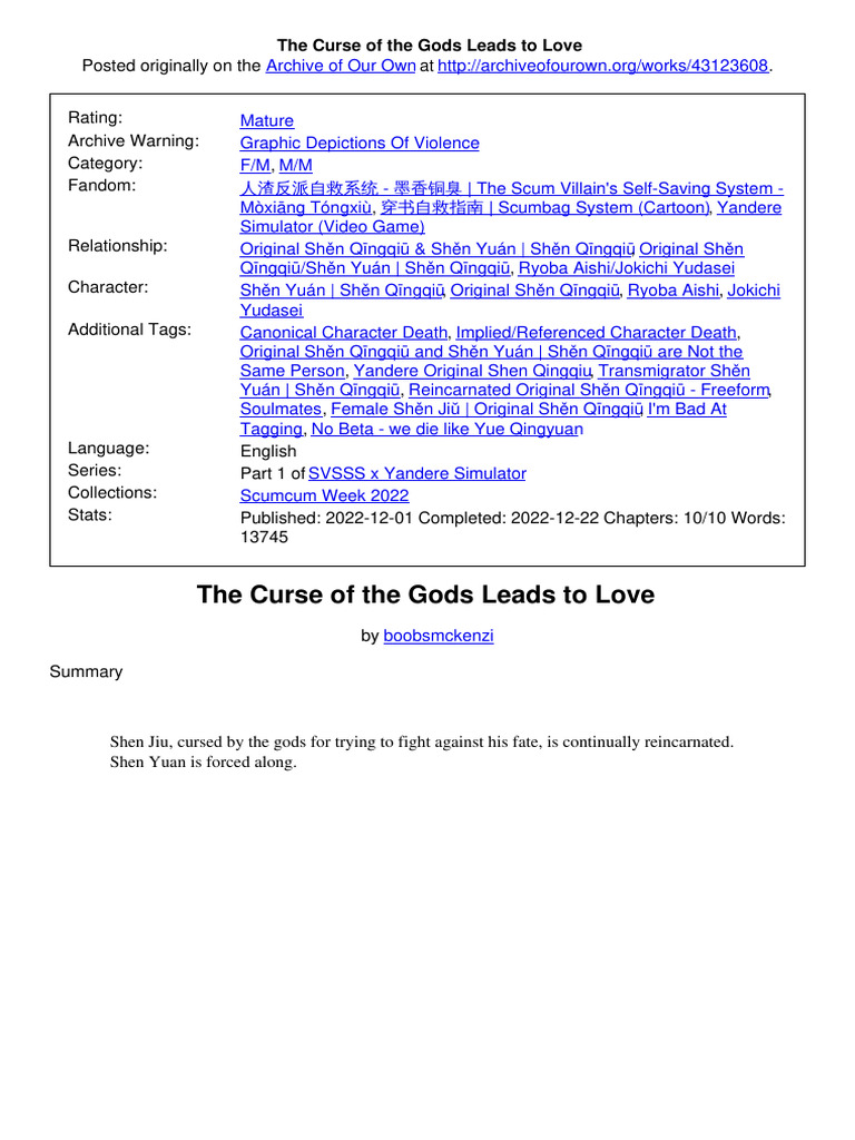 The Curse Of The Gods Pdf Piracy