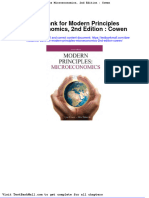 Test Bank For Modern Principles Microeconomics 2nd Edition Cowen