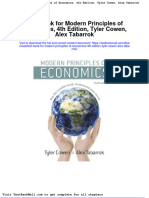 Test Bank For Modern Principles of Economics 4th Edition Tyler Cowen Alex Tabarrok