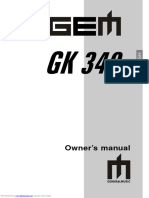 Manual Teclado GK - 340