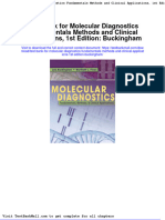 Test Bank For Molecular Diagnostics Fundamentals Methods and Clinical Applications 1st Edition Buckingham