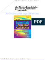 Test Bank For Mosbys Essentials For Nursing Assistants 4th Edition Sorrentino