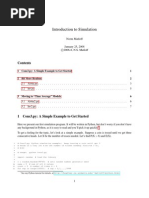 Introduction To Simulation: Norm Matloff