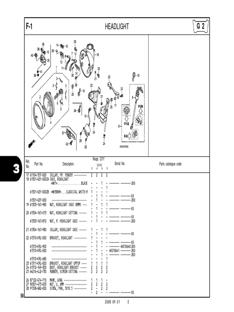 Motorcycle Parts Catalogue | PDF | Screw | Machines