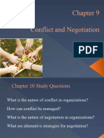 Chapter 9 - Conflict and Negotiaton