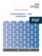 Hydrotherapy - Arm Exercises Author NHS