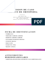 Revision de Caso Clinico de Ortopedia - Infecciones Periprotesicas