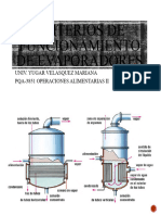 Criterios de Funcionamiento de Evaporadores