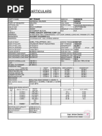 Ship's Particulars