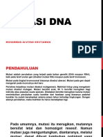 MUTASI DNA Biologi Sel Dan Molekuler