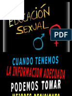 PRESENTACION FINAL EDUCACION SEXUAL Ultima Actualizada