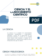 6 La Ciencia y El Conocimiento Científico